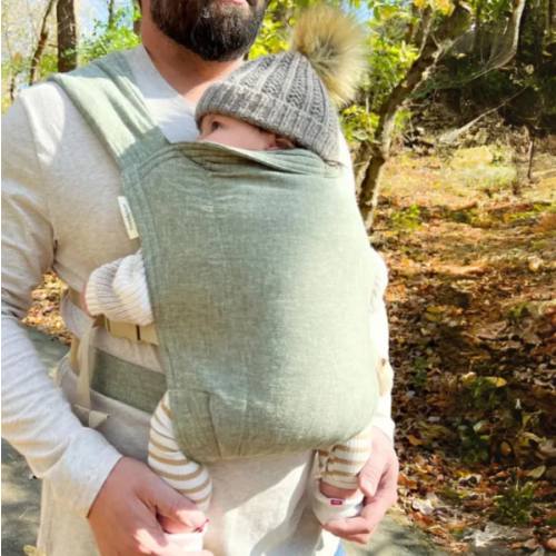 Green Baby Carrier | Ergonomic Soft Structured Carrier