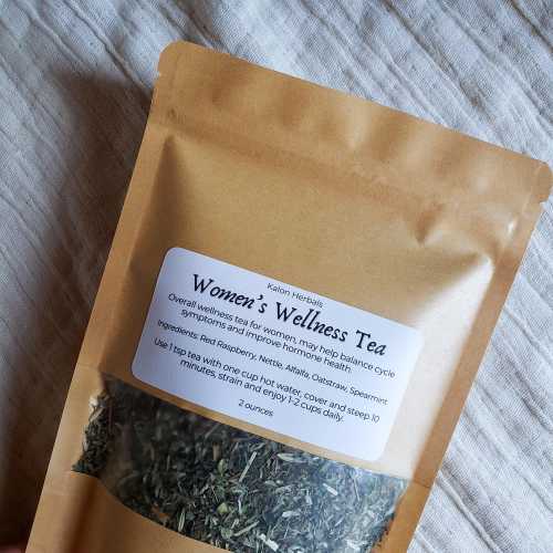 Nora Blend Women's Health, Womb Wellness, Hormone Balance, Reproductive Health, organic herbs, mineral tea, PCOS