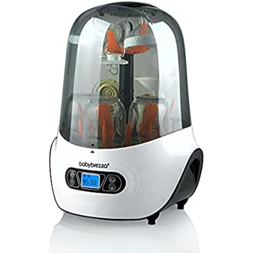 Baby Brezza Baby Bottle Sterilizer and Dryer Machine – Electric Steam Sterilization - Universal Fit - Pacifiers, Glass, Plastic, and Newborn Feeding Bottles