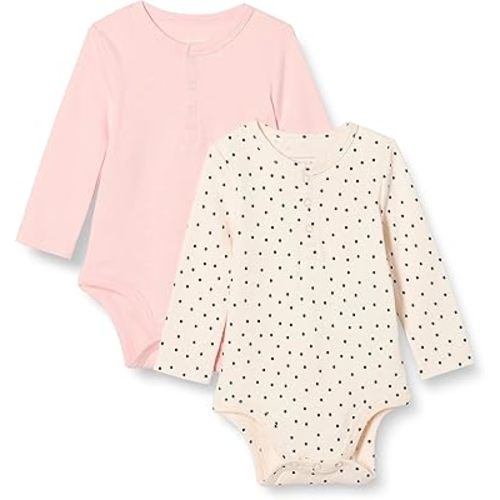 Amazon Essentials unisex-baby Long-Sleeve Henley Bodysuits
