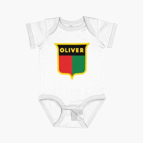 LOGO - OLIVER TRACTORS  Baby One-Piece