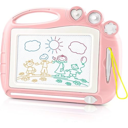 Magnetic Drawing Board, Toddler Toys for Age 1 2 3 Boys Girls, Toddler Drawing Board, Birthday Easter Christmas Halloween Kids Toy Gifts for Boys and Girls