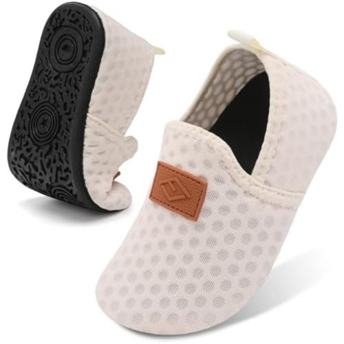 Lefflow Toddler Water Shoes Kids Quick Dry Beach Swim Socks Shoes Baby Non Slip House Slippers