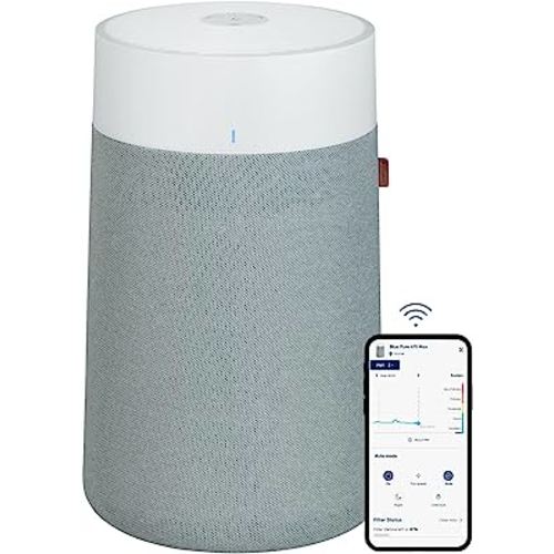 BLUEAIR Air Purifiers for Small Rooms, Bedroom, Cleans 1,052 sqft in one hour, HEPASilent Air Cleaner for Home, Baby, Nursery, Pets, Allergies, Virus - Blue Pure 411i Max