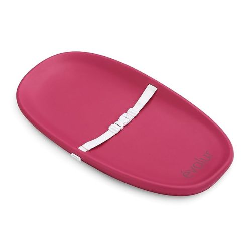 evolur Eva Baby Changing Pad, Soft, Lightweight and Portable Changing Pad, Fits All Changing Table, Waterproof Firm Padding - Dark Gray