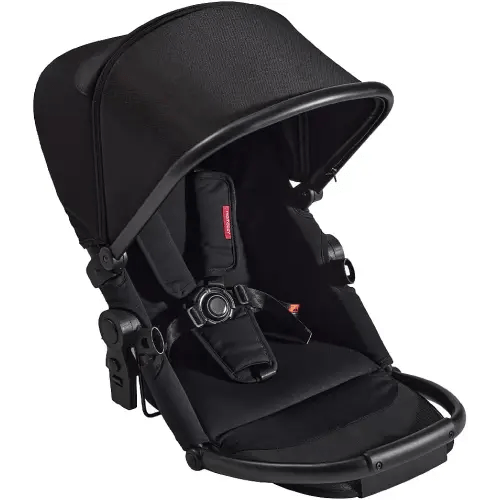 Momcozy ChangeGo Baby Stroller Second Seat Only | Extra Seat Attachment for ChangeGo Stroller | Adjustable Reclining Seat, Extendable UPF50+ Canopy, Leather Bumper Bar, 5-Point Harness