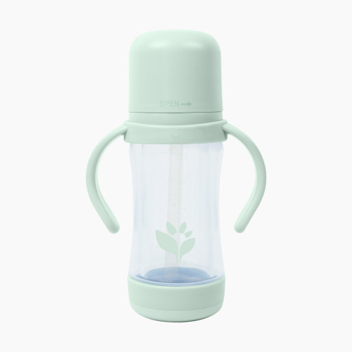GREEN SPROUTS Glass Sprout Ware Sip and Straw - Light Sage