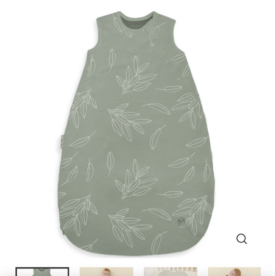 4 Season® Classic Baby Sleeping Bag, Merino Wool & Organic Cotton, Sage