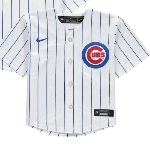 Chicago Cubs Nike Home Pinstripe Replica Infant Jersey – Clark Street Sports