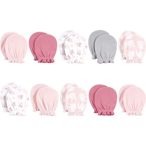Hudson Baby Unisex Baby Cotton Scratch Mittens
