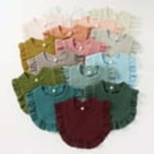 Cathalem Bibs Gender Neutral Babys Boys Girls Towel Ruffle Cotton Lace Cute Bag Bibs Burp Cloths Sixteen Bibs for Baby Boy Babyproducts A One Size