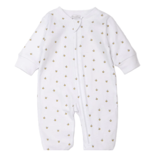 Buzzing Bees Zip Footie - Baby Bloomers