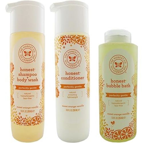 The Honest Company Shampoo & Body Wash, Conditioner, and Bubble Bath Variety Pack