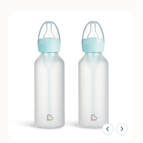 Bond® Silicone Glass Bottle 4oz or 8oz, 2pk | Munchkin
