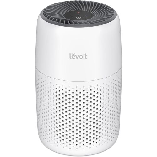 LEVOIT Air Purifiers for Bedroom Home Dorm, 3-in-1 Filter Cleaner with Fragrance Sponge for Better Sleep, Filters Smoke, Allergies, Pet Dander, Odor, Dust, Office, Desktop, Core Mini-P, White