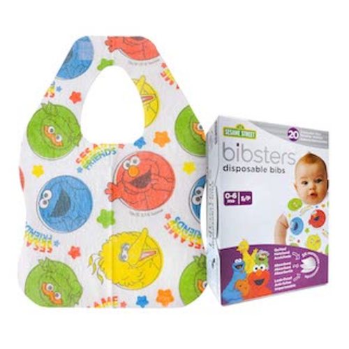 Bibsters Sesame Street Large Disposable Bibs