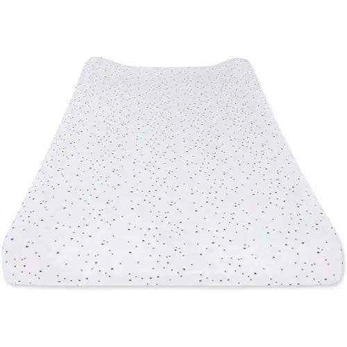 Burt's Bees Baby - Changing Pad Cover, 100% Organic Jersey Cotton Changing Pad Liner for Standard 16 x 32 Inch Changing Mats