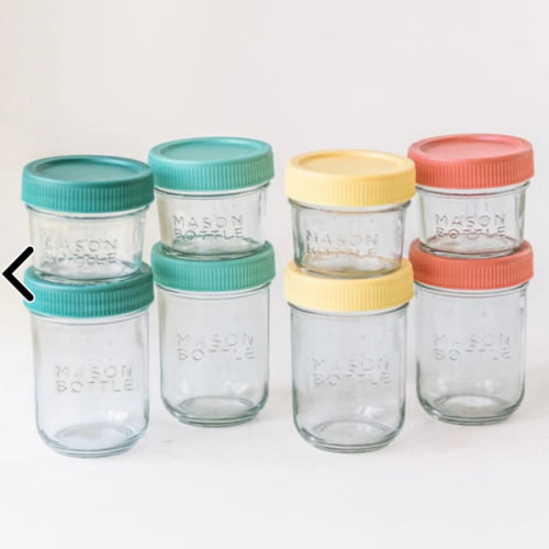 Breastmilk Storage Jar Set – Mason Bottle