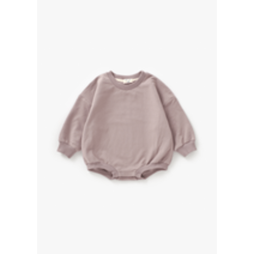 Sweatshirt Bubble Romper | Basil