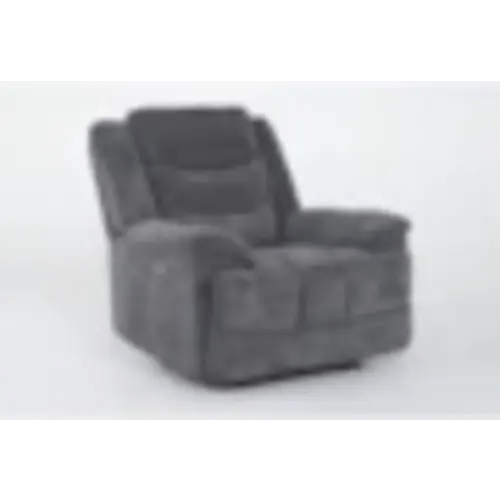 Cruz Smoke Grey Power Recliner with USB | Wallaway | Smart | Living Spaces