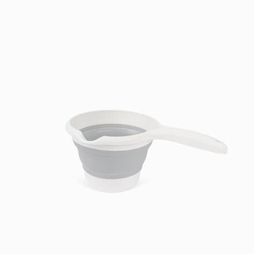 Collapsible Baby Rinse Cup - Lightweight Water Container, Foldable Scoop, Space-Saving Bathing Solution for Babies and Toddlers