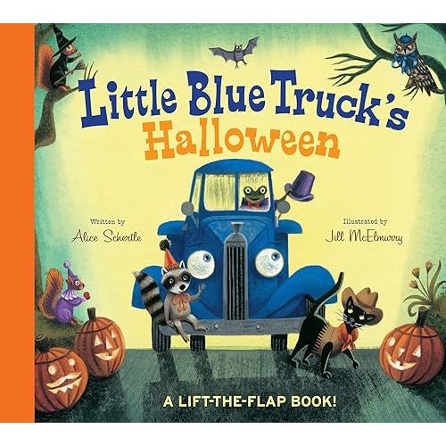 Little Blue Truck's Halloween: A Halloween Book for Kids Board book – Lift the flap, July 5, 2016