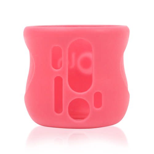 Olababy 4 Ounces Silicone Sleeve for Avent Natural Glass Bottle - Coral (Pink)