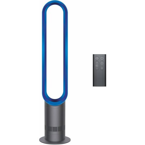 Dyson Cool AM07 Air Multiplier Bladeless Tower Fan, Iron/Blue
