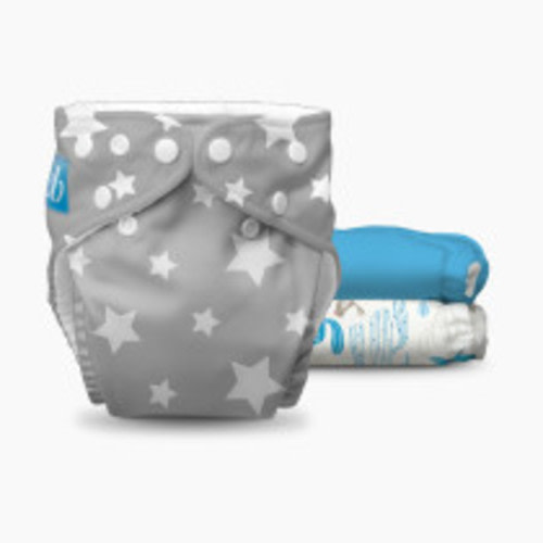 Charlie Banana Reusable Cloth Diaper (3 Diapers and 3 Reusable Inserts) - Under The Stars, One Size