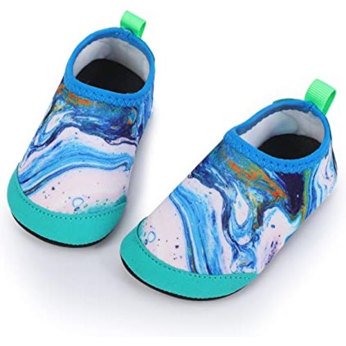 Baby Boys and Girls Swim Water Shoes Barefoot Aqua Socks Non-Slip for Beach Pool Toddler Kids