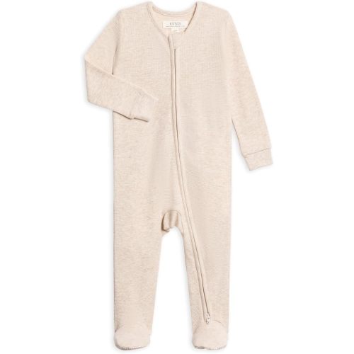 Colored Organics Baby Zip-Up Footed Sleeper with 2-Way Zipper - Organic Cotton Pajamas