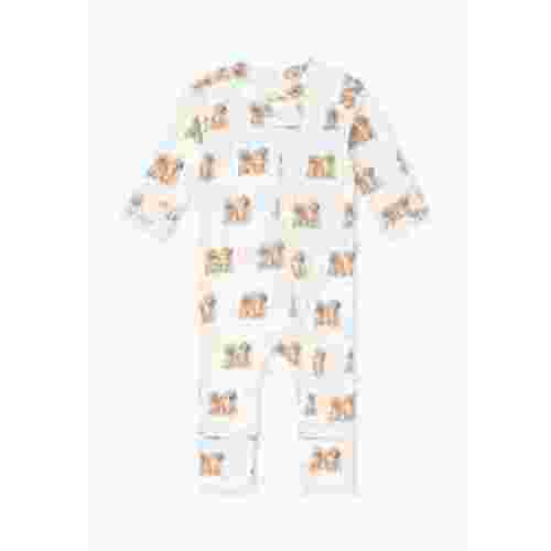 M+A by Monica + Andy Organic Cotton Gender Neutral Long Sleeve Baby One-Piece Coverall, Sizes Newborn - 12 Months