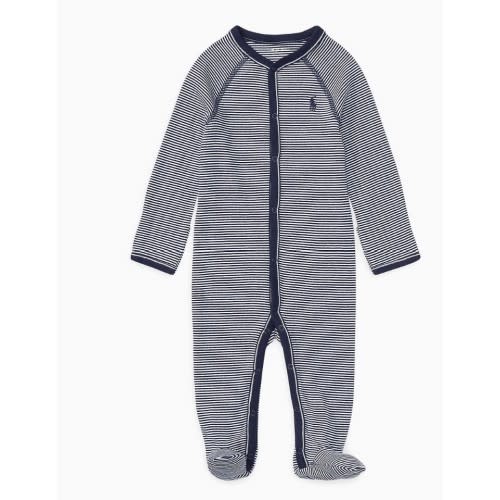 Polo Ralph Lauren Baby Boy's Striped Cotton Jersey Footie | Saks Fifth Avenue