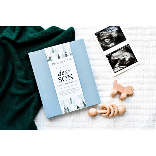 Duncan & Stone Dear Son Prompted Prayer Journal & Childhood Keepsake – Duncan & Stone Paper Co.