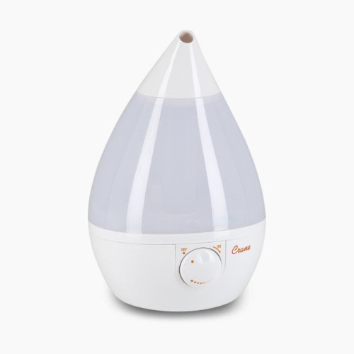 Crane Drop Ultrasonic Cool Mist Humidifier - White
