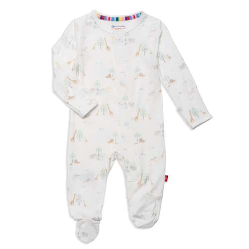 white serene safari modal magnetic parent favorite footie – Magnetic Me
