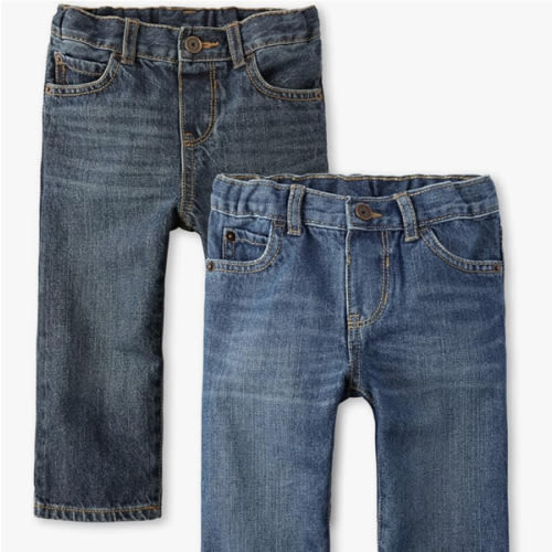 The Children's Place Boys' Basic Straight Leg Jeans, 9-12 Months