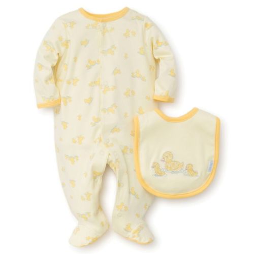 Little Me® Newborn 2-Piece Ducks Footie and Bib Set in YellowLittle Me® Newborn 2-Piece Ducks Footie and Bib Set in YellowLittle Me® Newborn 2-Piece Ducks Footie and Bib Set in Yellow