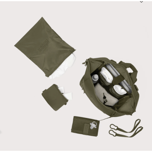 Indi Diaper Backpack in Dark Moss, Large