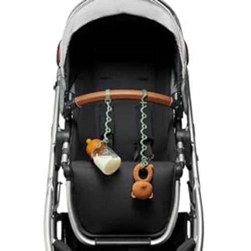 Amazon.com: Fun Strap - Toy Safety Strap, Food-Grade Stretchable Silicone, No more toys, bottle and pacifier floor drop from stroller, car seat and highchair. 2-pack (Cambridge Blue)