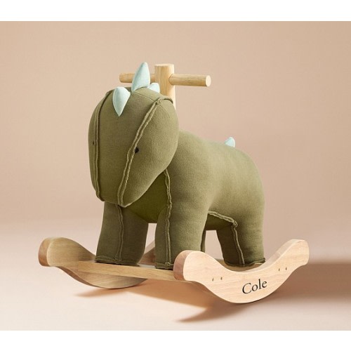 Dino Cotton Plush Nursery Rocker | Pottery Barn Kids