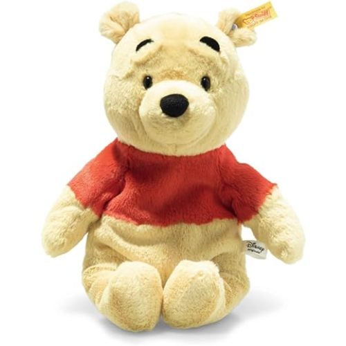 Steiff Disney Winnie The Pooh 11", Premium Stuffed Animal, Machine Washable, Blond