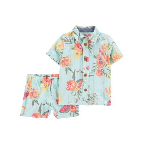 Baby 2-Piece Floral Short-Sleeve Set - OshKosh | Carter's