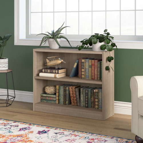 Doyno Small 2 Shelf Bookcase, Storage and Display Bookshelf for Home Office and Living Room