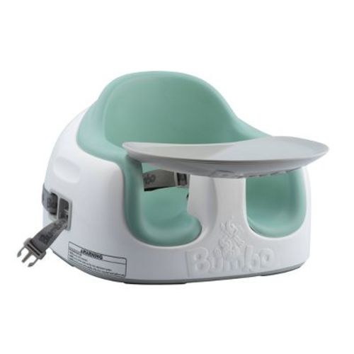 Bumbo Baby Infant Toddler Soft Foam Multi Seat With Removable Tray And Safety Buckle Straps For Kids' 6-36m - Cool Gray