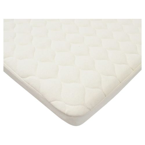 Tl Care Waterproof Quilted Pack N Play Playard Mattress Cover With Organic Cotton Top Layer - Natural