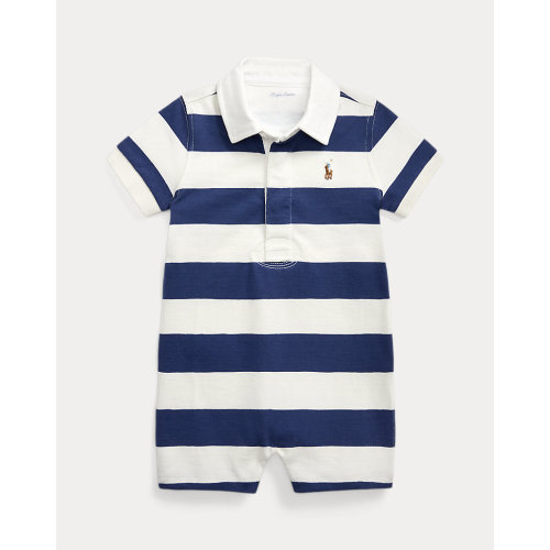 Striped Cotton Rugby Shortall