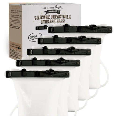 Reusable Silicone Breastmilk Storage Bags | Legendairy Milk
