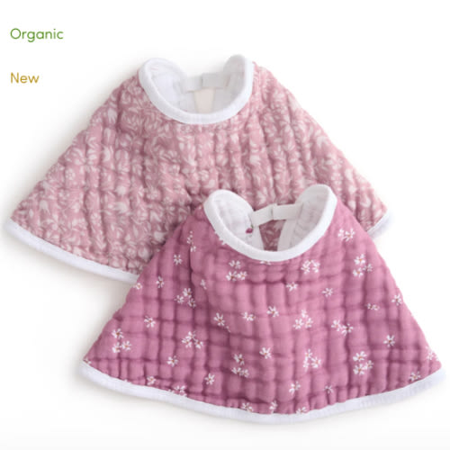 aden + anais Organic Cotton Muslin Oversized Burpy Bib in Heritage Floral