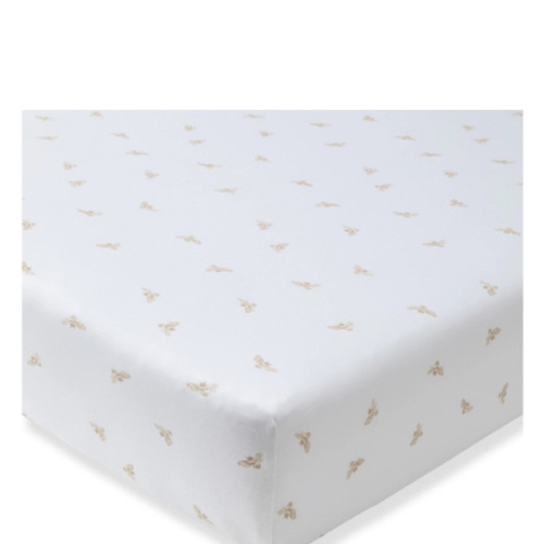 Golden Bee Organic Cotton Fitted Crib Sheet Hummus